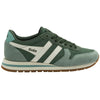Gola Classics Baskets Daytona Chute pour femmes - Sapin persistant/Brume verte/Blanc cassé
