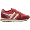 Gola Classics Baskets Daytona Chute pour femmes - Corail/Rouge foncé/Blanc cassé