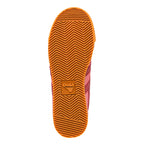 Gola Classics trainer sole with orange herringbone tread pattern