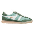 Gola Harrier trainer in green and white