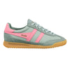 Gola Classics Women's Tornado Trainers - Green Mist/Fluro Pink