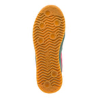 Gum rubber sole with a wavy tread pattern and Gola Classics branding
