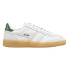 Gola Classics Women's Viper Leather Trainers - White/White/Evergreen/Gum