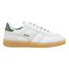 Gola Classics Baskets en cuir Viper pour femmes - Blanc/Blanc/Sable/Egomme