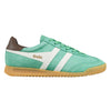 Gola Classics Women's Torpedo Trainers - Jade/Off White/Dark Brown