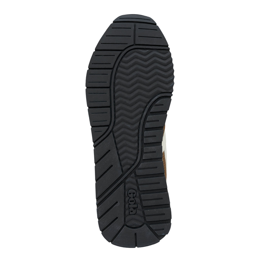 Black rubber trainer sole with Gola branding