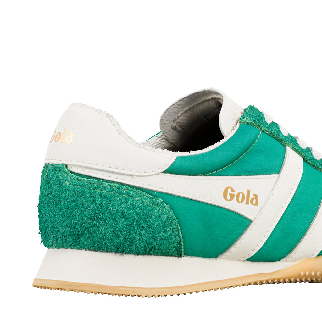 Gola Harrier trainer in green and white