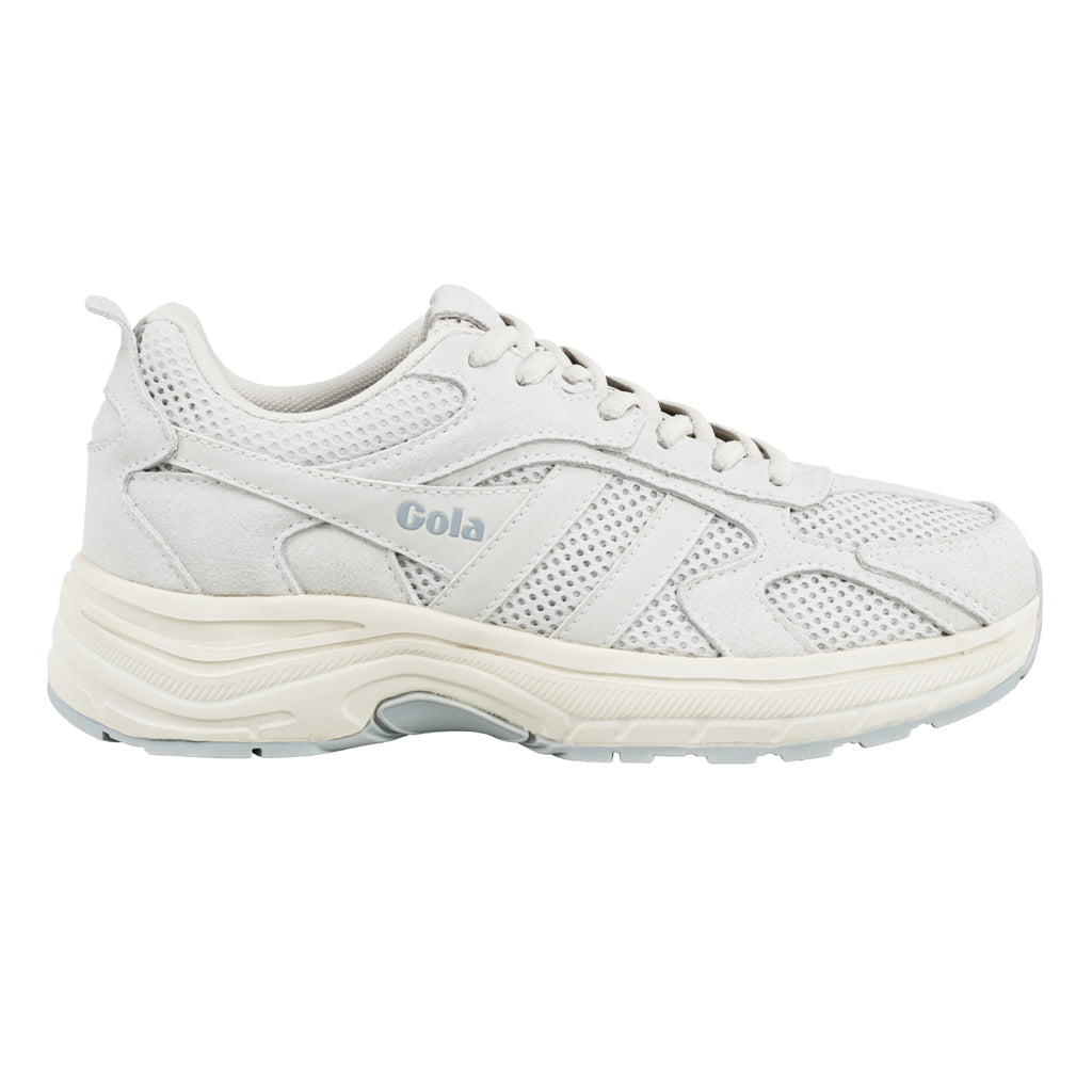 Gola Classics white mesh and suede trainer