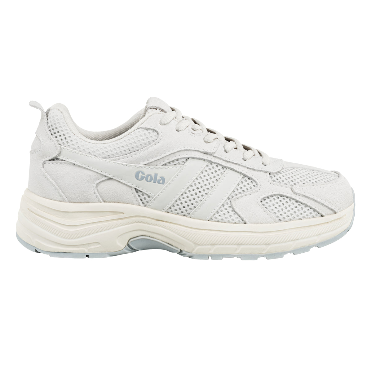 Gola Classics white mesh and suede trainer