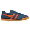 Gola Classics Men's Harrier Suede Trainers - Navy/Moody Orange/Sage