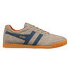 Gola Classics Men's Harrier Suede Trainers - Rhino/Navy/Moody Orange