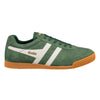 Gola Classics Baskets Harrier en daim pour hommes - Vert sapin/Blanc cassé