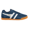 Gola Classics Baskets Harrier en daim pour hommes - Bleu marine/Blanc