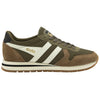 Gola Classics Baskets Daytona Chute pour hommes - Kaki/Tabac/Blanc cassé