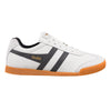 Gola Classics Men's Harrier Leather Trainers - White/Black/Black