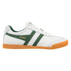 Gola Classics Men's Harrier Leather Trainers - White/Green/Green