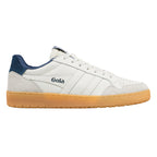 Gola Grandslam Classic Trainers in white and navy with a gum sole