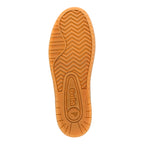 Underside of a brown shoe sole with a textured pattern and Gola branding