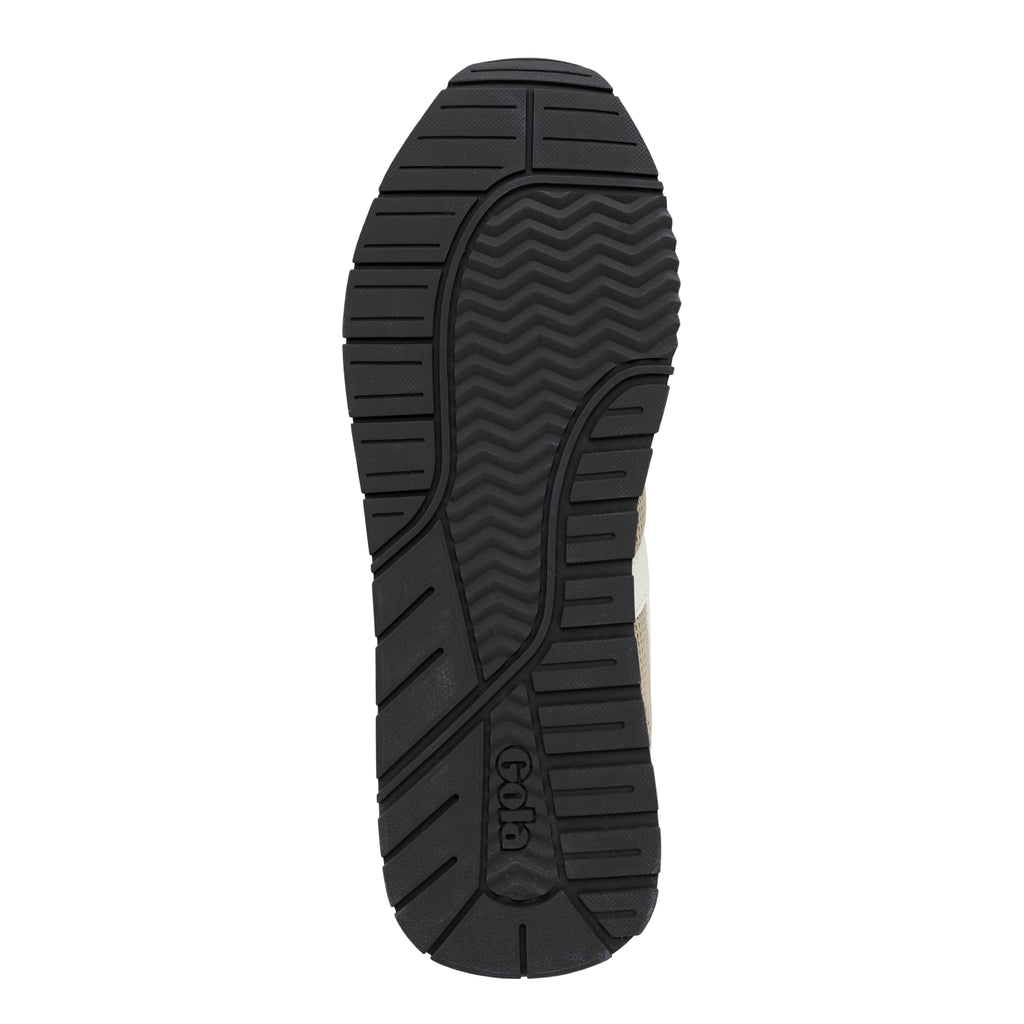 Black rubber trainer sole with Gola branding