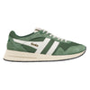 Gola Classics Men's Delta Trainers - Evergreen/Off White