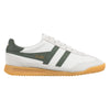 Gola Classics Herren-Ledersneaker Tornado - Weiß/Dunkelkhaki