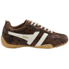 Gola Classics Corva Damen-Sneaker mit Schlangenmuster - Root/Off-White/Gum