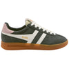 Gola Classics Cyclone-Sneaker für Damen - Koniferengrün/Wollweiß/Kreide-Rosa/Gum