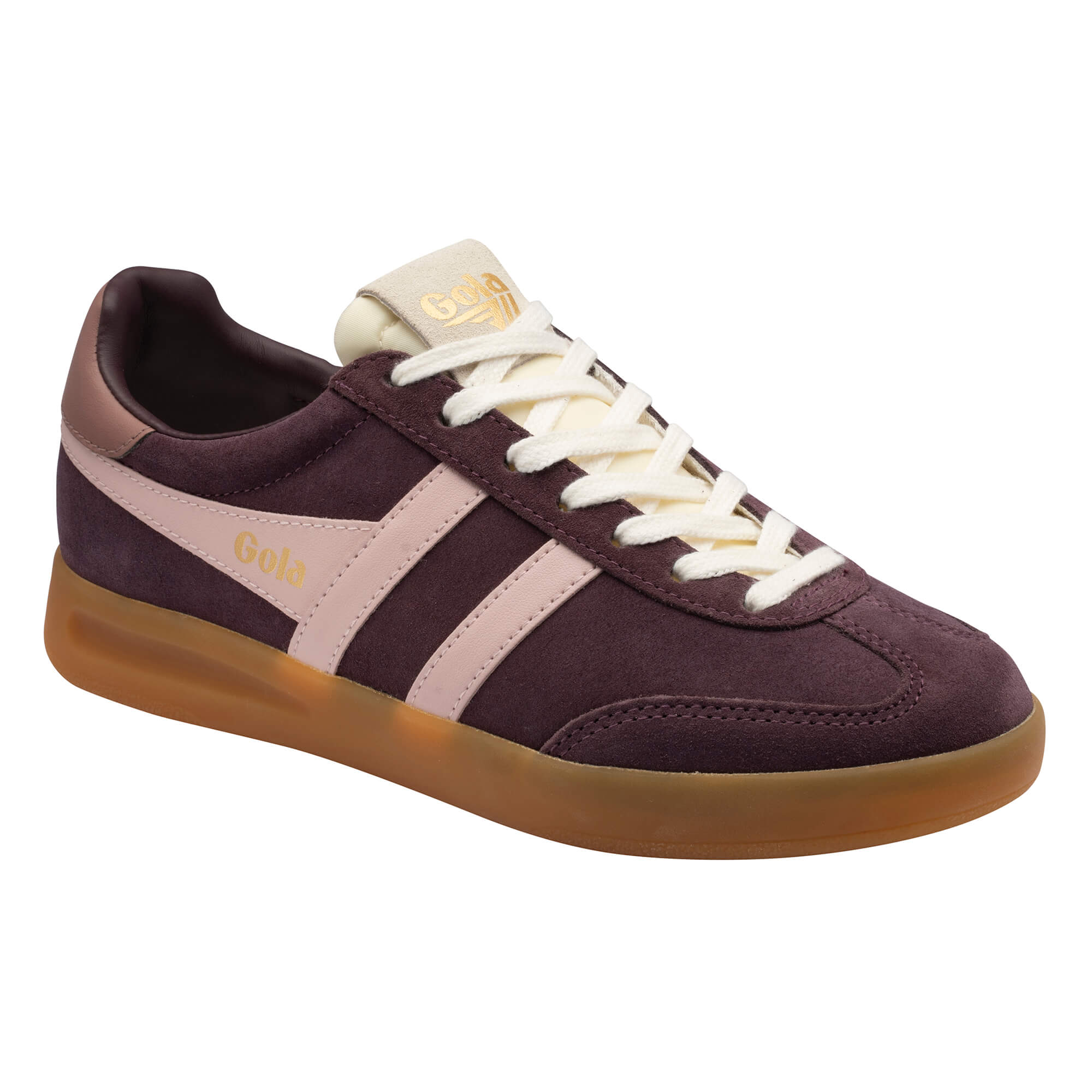 Gola Orchid Platform trainers in plum and pink