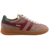 Gola Classics Cyclone-Sneaker für Damen - Braunrose/Kirschrot/Immergrün/Gummi
