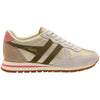 Gola Classics Daytona Blaze Sneaker für Damen - Gold/Khaki/Korallenrosa