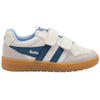 Gola Classics Baskets à bride aigle pour enfants - Blanc cassé/Clair de lune/Air/Gomme