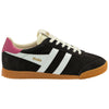 Gola Classics Elan-Sneaker für Damen - Schwarz/Cremeweiß/Fuchsia - Schwarz/Cremeweiß/Fuchsia