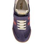 Gola Kids Coaster Velcro trainer in purple and red