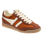 Gola men's trainer in rust and off-white