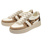 Pair of Gola trainers with leopard print detailing
