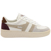 Gola Classics Women's Grandslam Trident Trainers - White/Wheat/Dark Brown