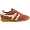 Gola Classics Damen-Stadion-Wildleder-Sneaker - Orange Spice/Gebrochenes Weiß