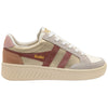 Gola Classics Superslam Blaze Sneaker für Damen - Gold/Braunrose/Kreidepink
