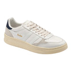 Gola Grandslam Classic Trainers in off-white with navy heel tab and cream sole