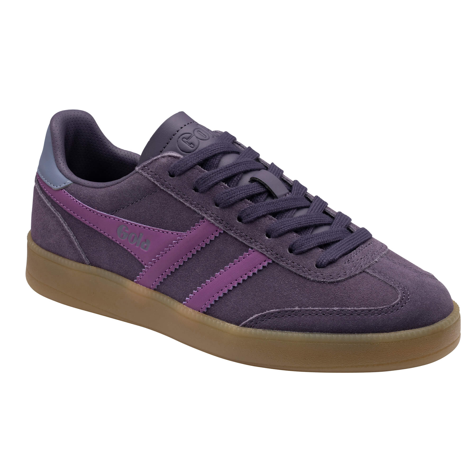 Gola Orchid Purple and Lilac trainers with a brown sole