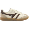 Gola Classics Damen-Sneaker aus Viper-Leder - Cremeweiß/Knochenfarben/Otterfarben/Zahnfleisch